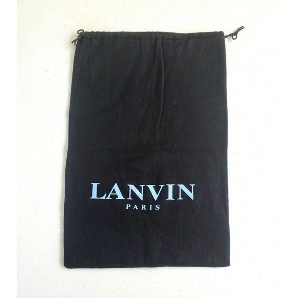 Lanvin Other - LANVIN PARIS Authentic Black Drawstring Dustbag